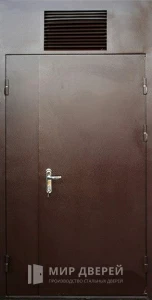Металлическая дверь в котельную №25 внешняя
