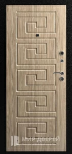 Металлическая дверь с узором №57 внутренняя - фото